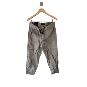 Banana Republic Tapered Cargo Pant‎ Green Size 6 Belted